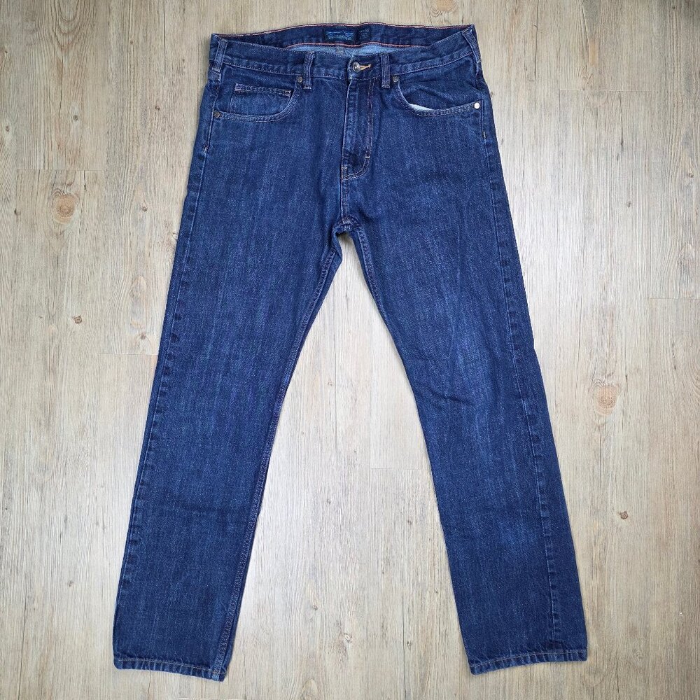 Patagonia Men's Straight Fit Jeans Regular 34x32 Denim Blue